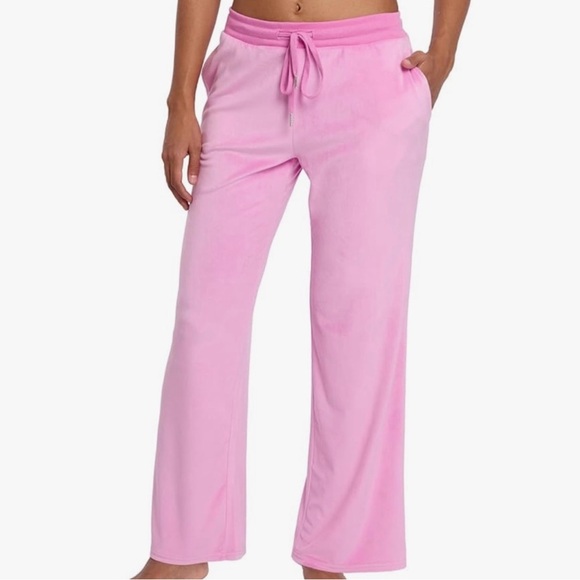 Juicy Couture Pink Velour Pajama Pants - Picture 2 of 4